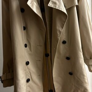 Lands End Trench Coat, Natural Color, Size 20w New without tags